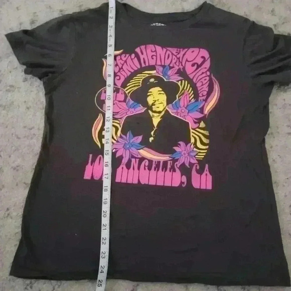 Jimi Hendrix Women's Gray  The Jimi Hendrix Experience Tee M - Picture 10 of 11
